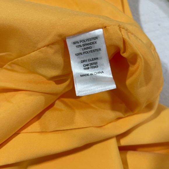 NWT Rachel Zoe orange suit set size xL/16 - Picture 10 of 14